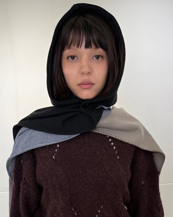 [ Pre-order ] Mixed Hoodie Scarf