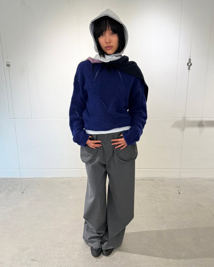 [ Pre-order ] Mixed Hoodie Scarf