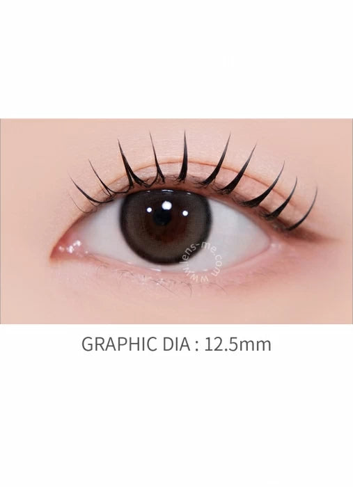 [ Pre-order ] 1+1 Akma 1Day Eyedew Brown Mini 12.5mm ( 含水量 55% )