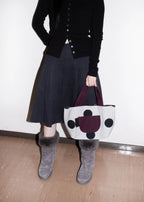 [ Pre-order ] Reversible Polka Dot Eco Bag