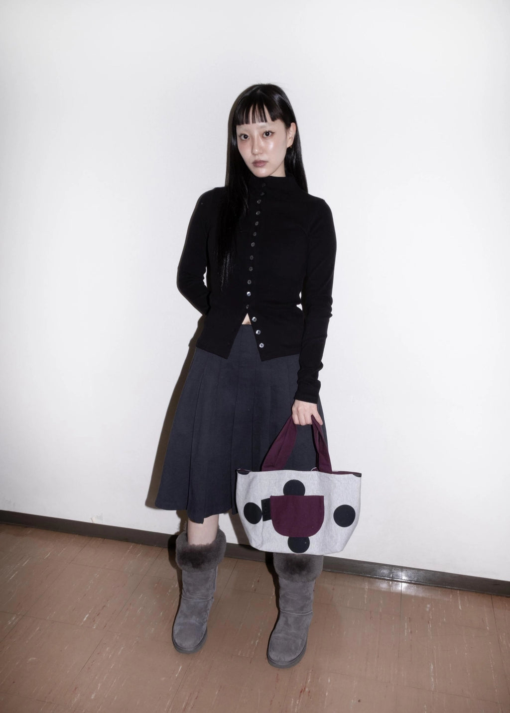 [ Pre-order ] Reversible Polka Dot Eco Bag
