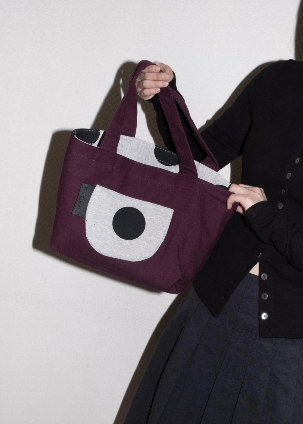 [ Pre-order ] Reversible Polka Dot Eco Bag
