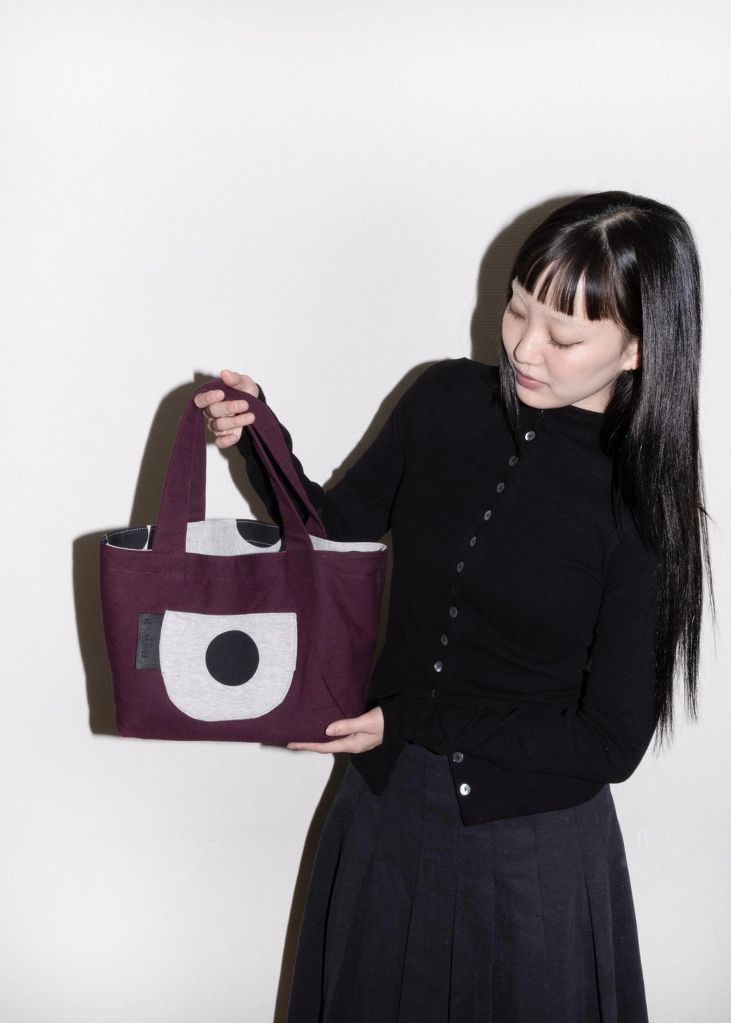 [ Pre-order ] Reversible Polka Dot Eco Bag
