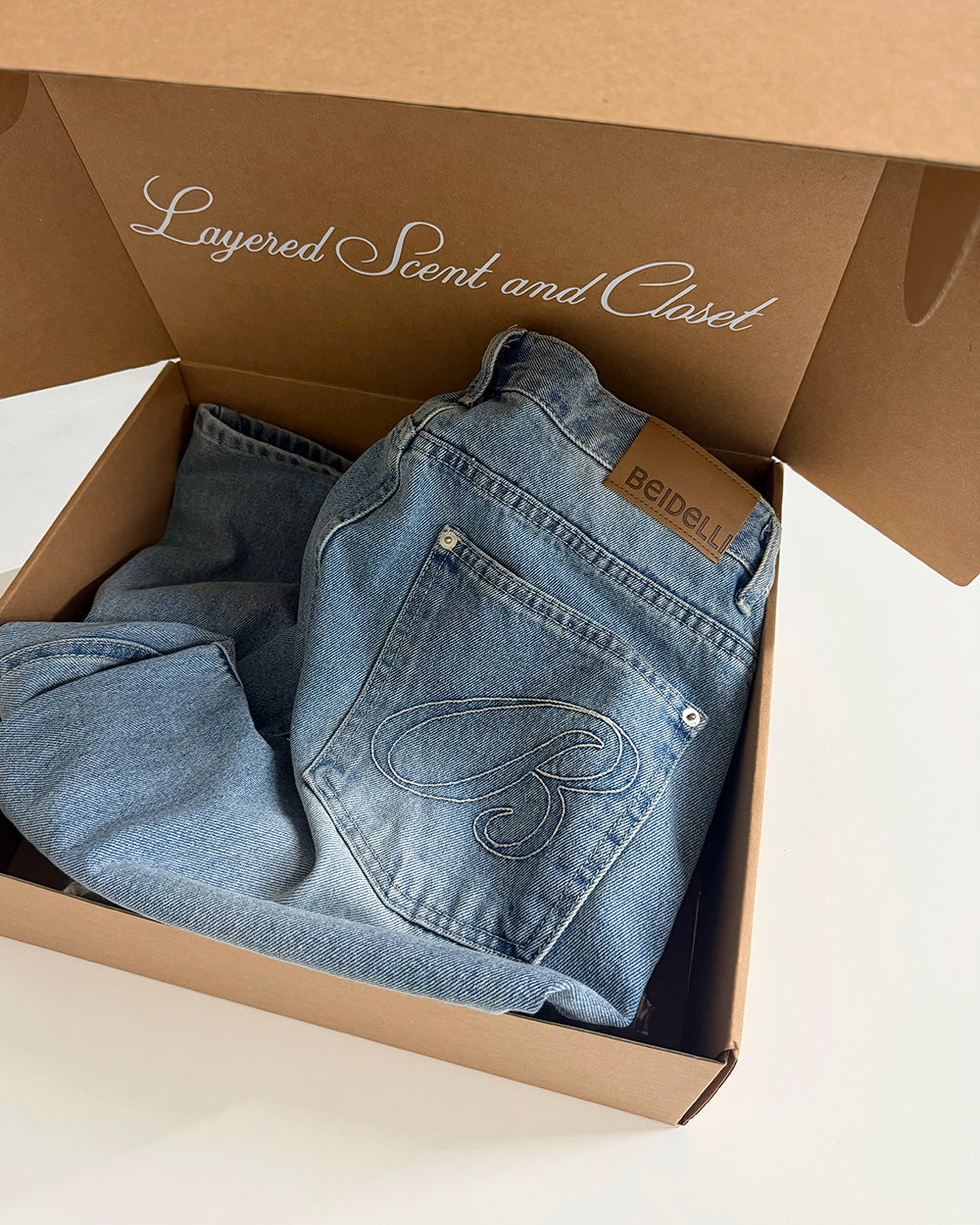 [ Pre-order ] Niel Logo Semi Bootcut Denim Pants ( 可選褲長 )