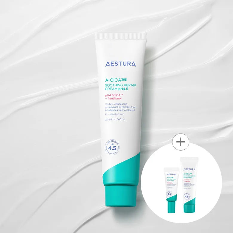 [ Pre-order ] Aestura A-CICA 365 Soothing Repair Cream ph4.5 60ml