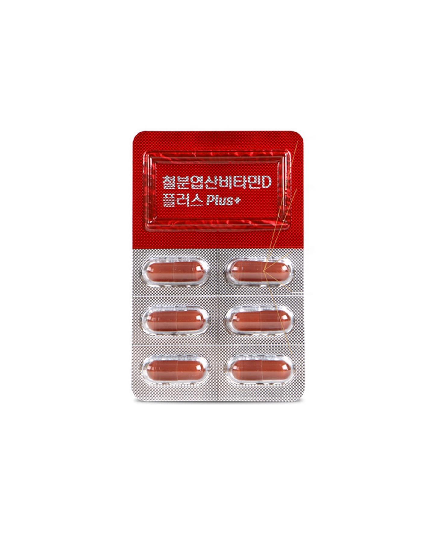 [ 店主推薦 Pre-order ] 鍾根堂鐵葉酸維他命D膠囊PLUS 60片