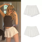 [ Rose同款 - 現貨 ] Glowny Province Eyelet Shorts