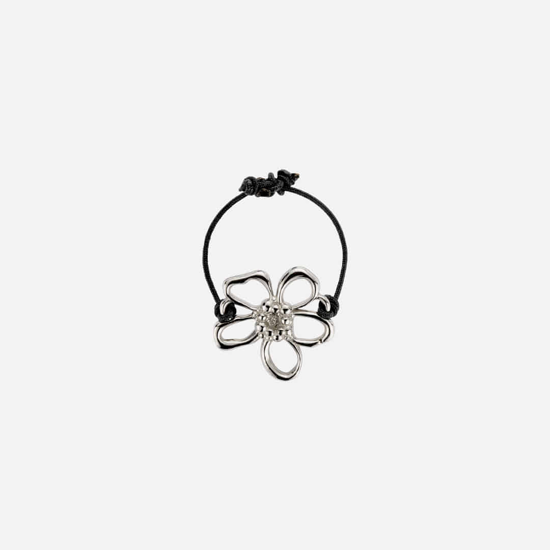 [ Pre-order ] Nomad Flora String Ring - black