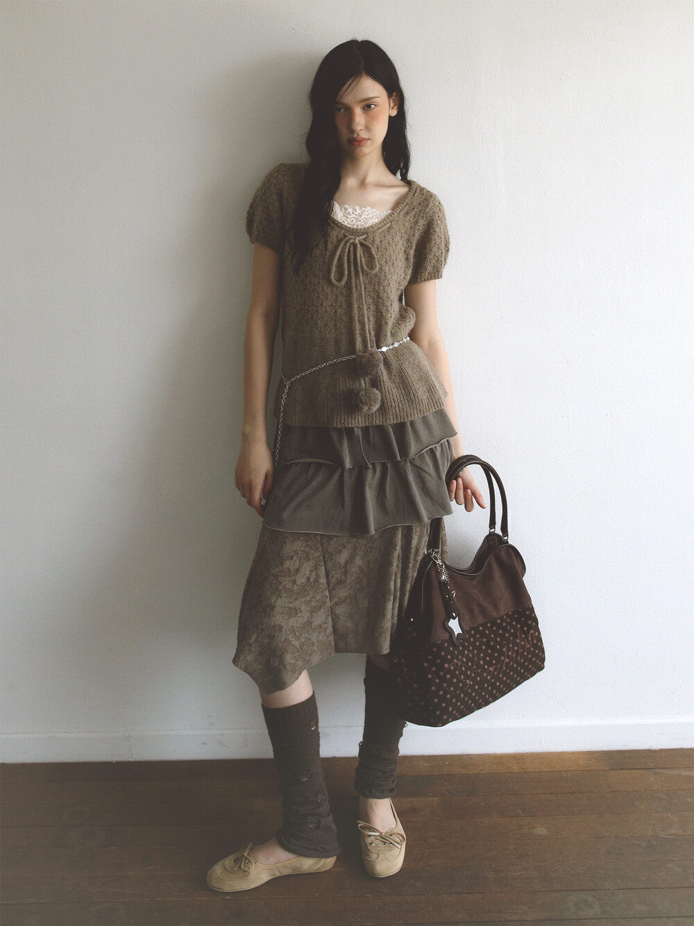 [ Pre-order ] Mori Dimsum Bag Brown