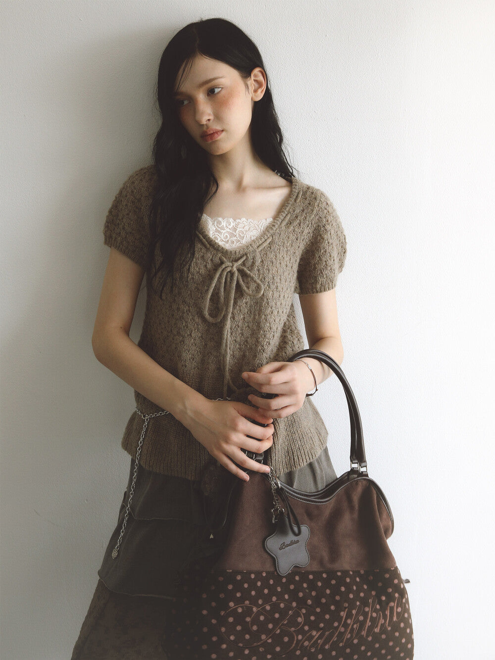 [ Pre-order ] Mori Dimsum Bag Brown