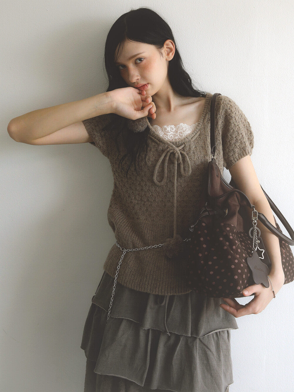 [ Pre-order ] Mori Dimsum Bag Brown