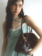 [ Pre-order ] Eco Fur Dumpling Bag ( 送星星鏡+長肩帶 )