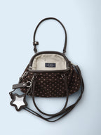 [ Pre-order ] Dot Cozy Dumpling Bag Brown ( 送星星鏡+長肩帶 )