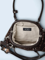 [ Pre-order ] Dot Cozy Dumpling Bag Brown ( 送星星鏡+長肩帶 )