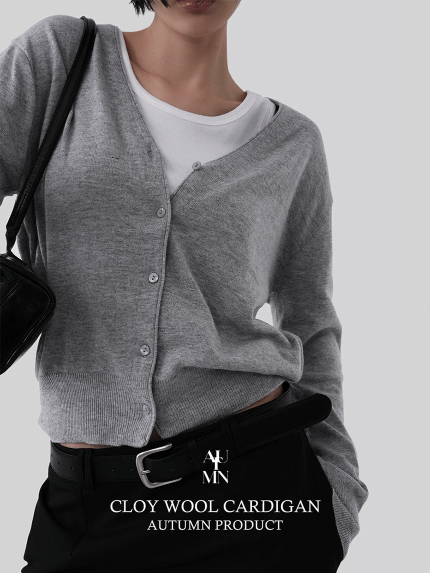 [ 店主推薦 Pre-order ] Autumn Made Cloy Wool Cardigan