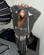 [ KR0342 ] Cozy Wide Jogger