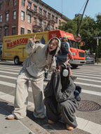 [ KR0342 ] Cozy Wide Jogger