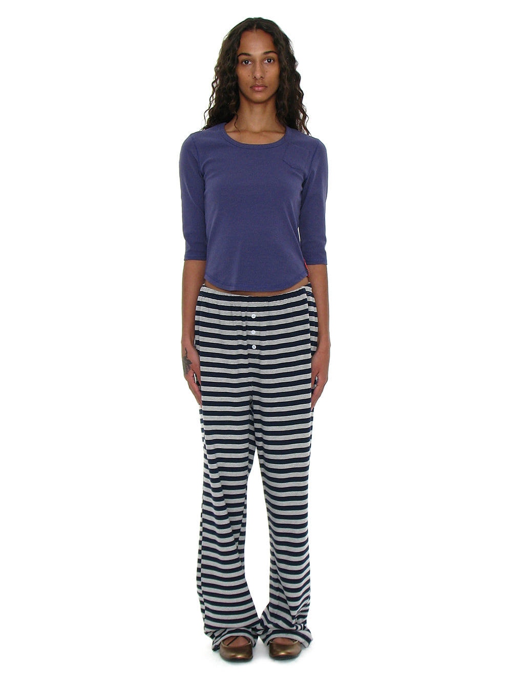 [ 店主推薦 Pre-order ] Pwc Round Neck Three Quarter Sleeve Tee