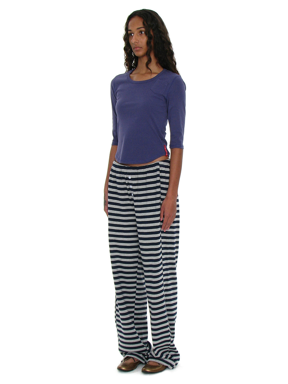 [ 店主推薦 Pre-order ] Pwc Round Neck Three Quarter Sleeve Tee