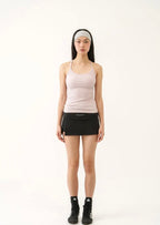 [ Pre-order ] Threetimes Jewel Cross Back Tank Top