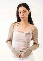 [ Pre-order ] Threetimes Jewel Cross Back Tank Top