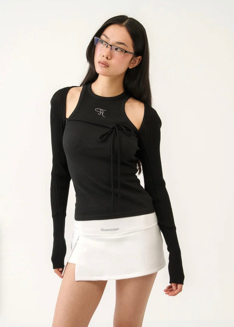 [ Pre-order ] Threetimes Jewel Tank Top