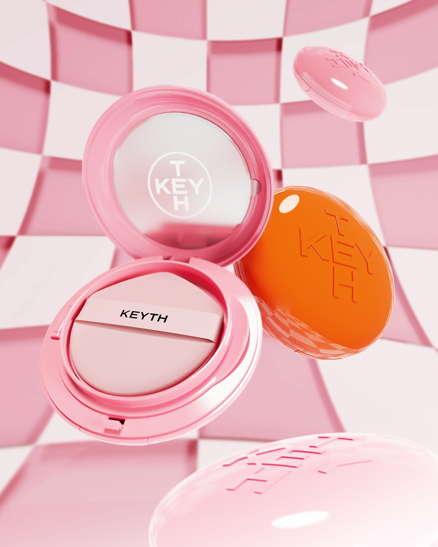 Pre-order ] Colored Keyth Pink Magnet Cushion SPF40 SPF++ ( MAMA