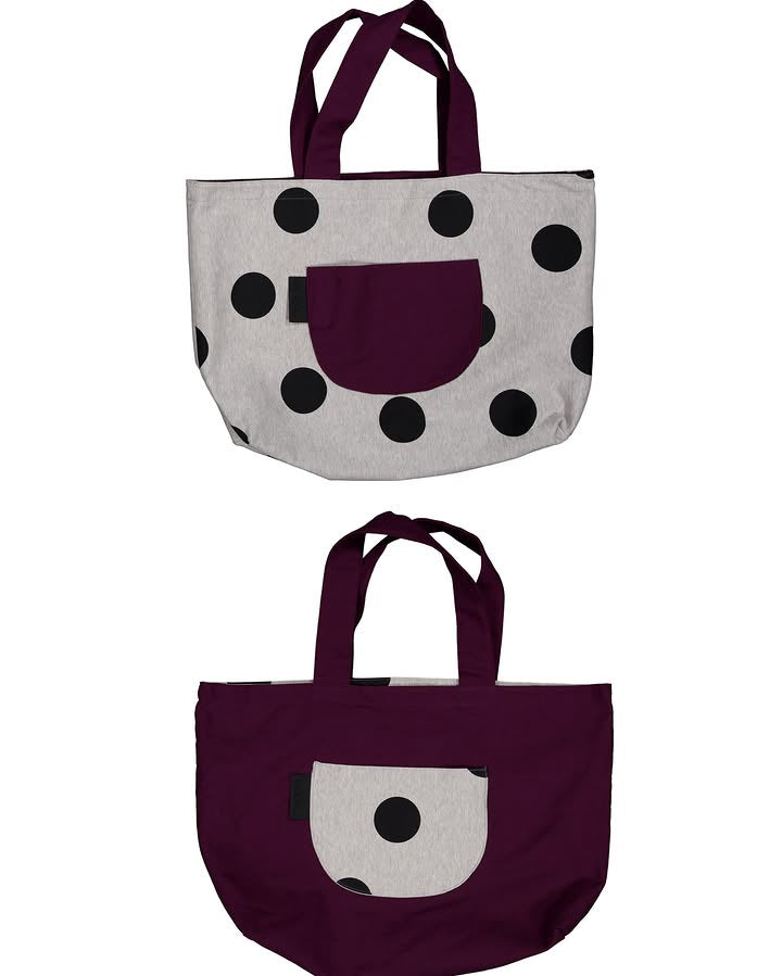 [ Pre-order ] Reversible Polka Dot Eco Bag