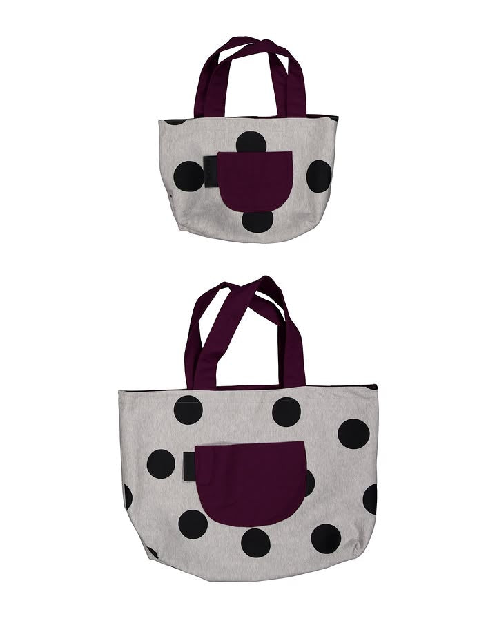 [ Pre-order ] Reversible Polka Dot Eco Bag