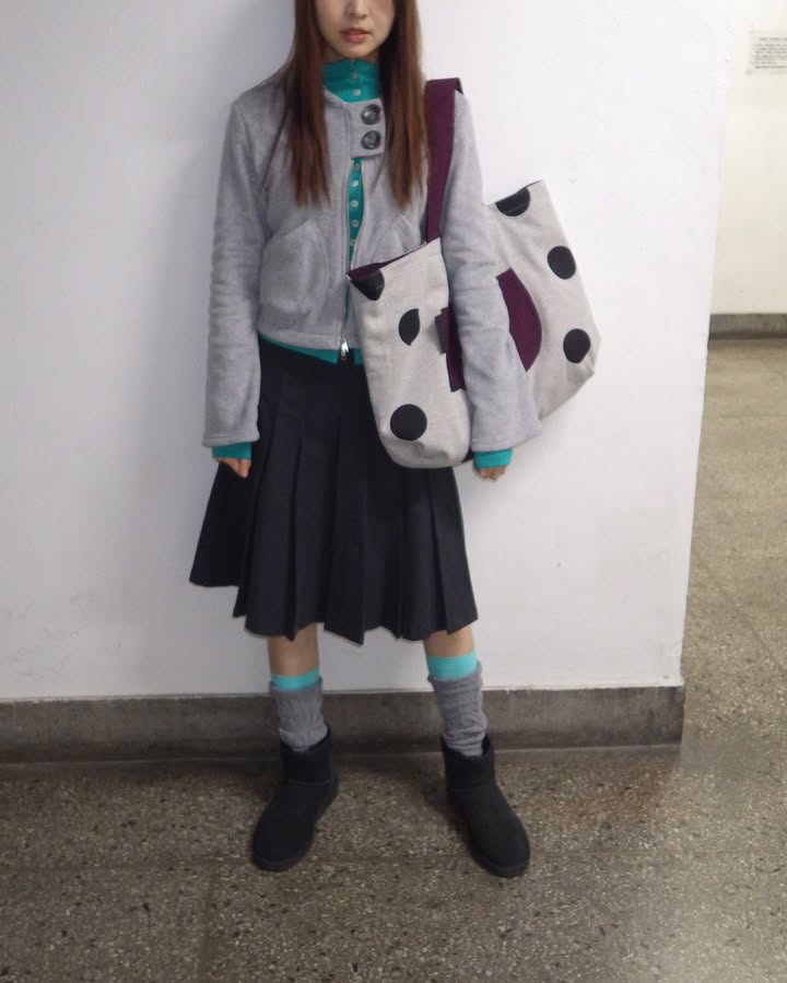 [ Pre-order ] Reversible Polka Dot Eco Bag