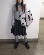 [ Pre-order ] Reversible Polka Dot Eco Bag