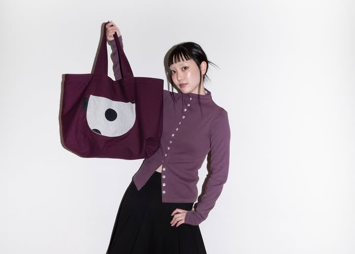 [ Pre-order ] Reversible Polka Dot Eco Bag
