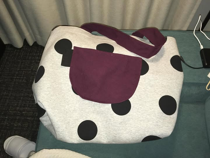 [ Pre-order ] Reversible Polka Dot Eco Bag