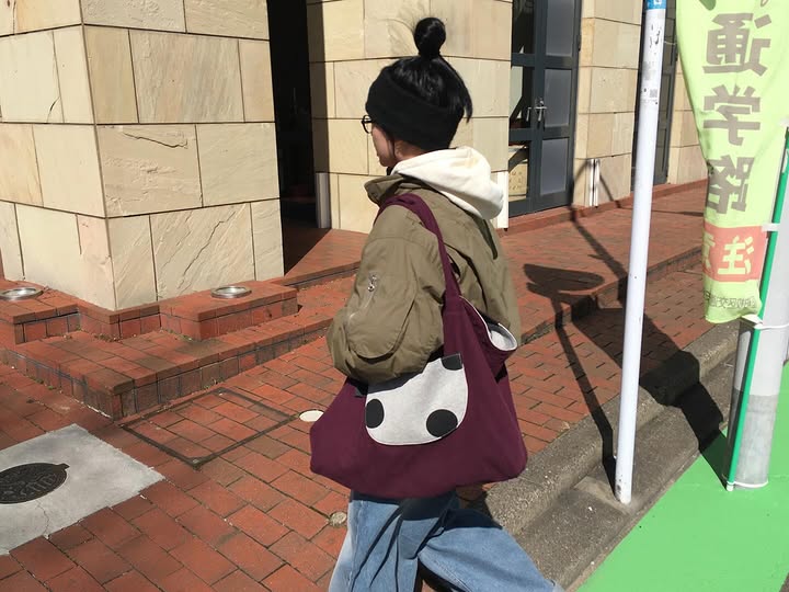 [ Pre-order ] Reversible Polka Dot Eco Bag