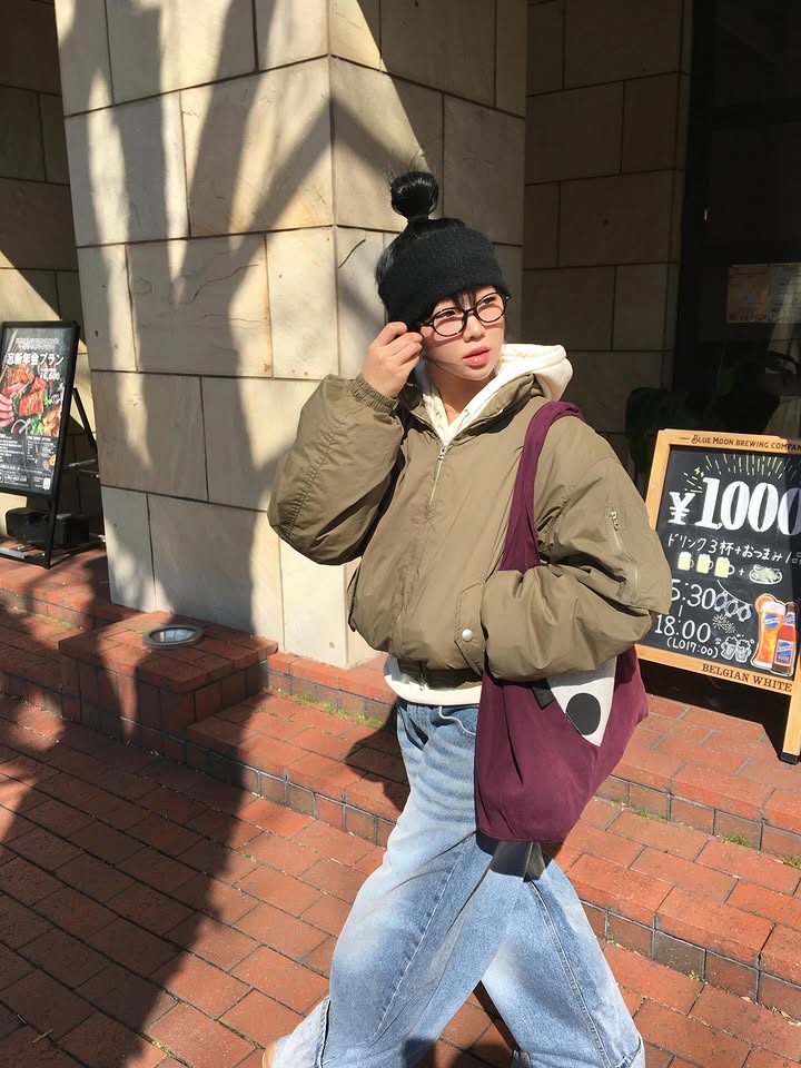 [ Pre-order ] Reversible Polka Dot Eco Bag