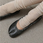 [ Pre-order ] Leather String Flat