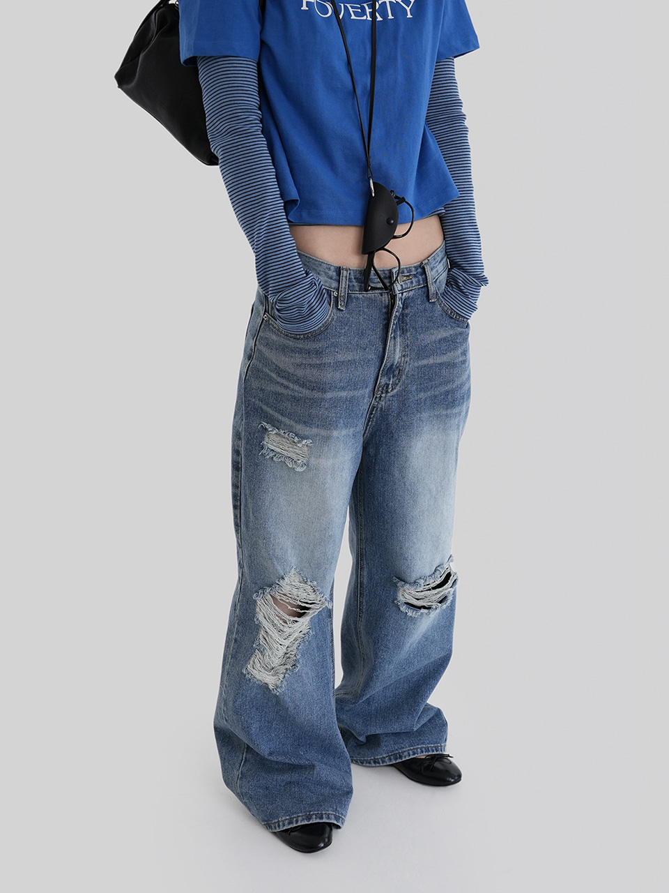 [ Pre-order ] Autumn Made Crush Damage Denim
