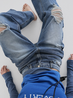 [ Pre-order ] Autumn Made Crush Damage Denim