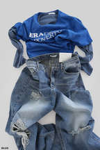 [ Pre-order ] Autumn Made Crush Damage Denim