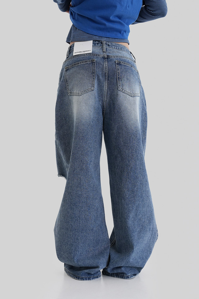 [ Pre-order ] Autumn Made Crush Damage Denim