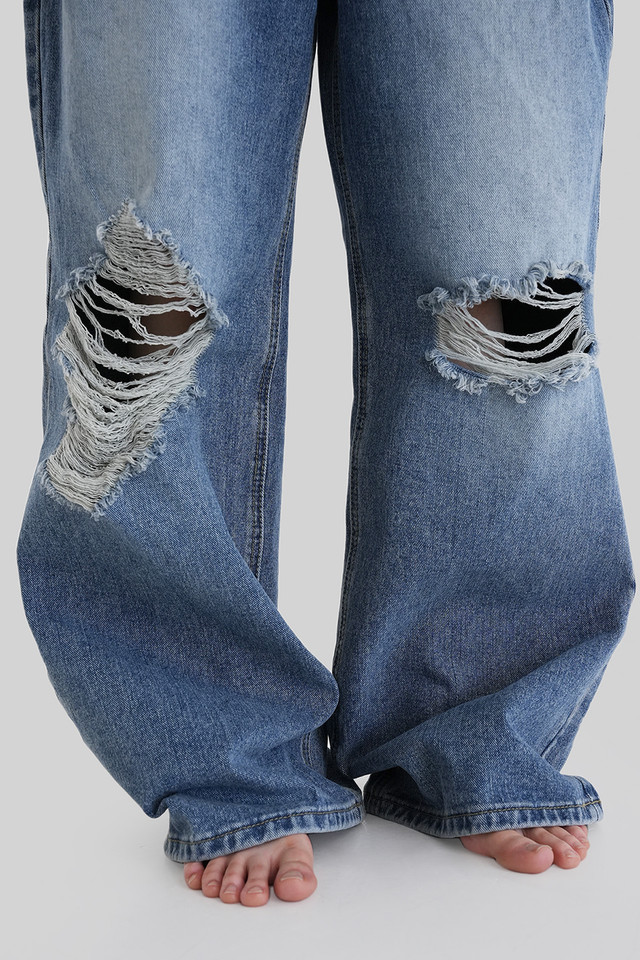 [ Pre-order ] Autumn Made Crush Damage Denim