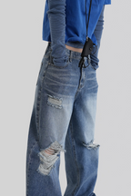 [ Pre-order ] Autumn Made Crush Damage Denim
