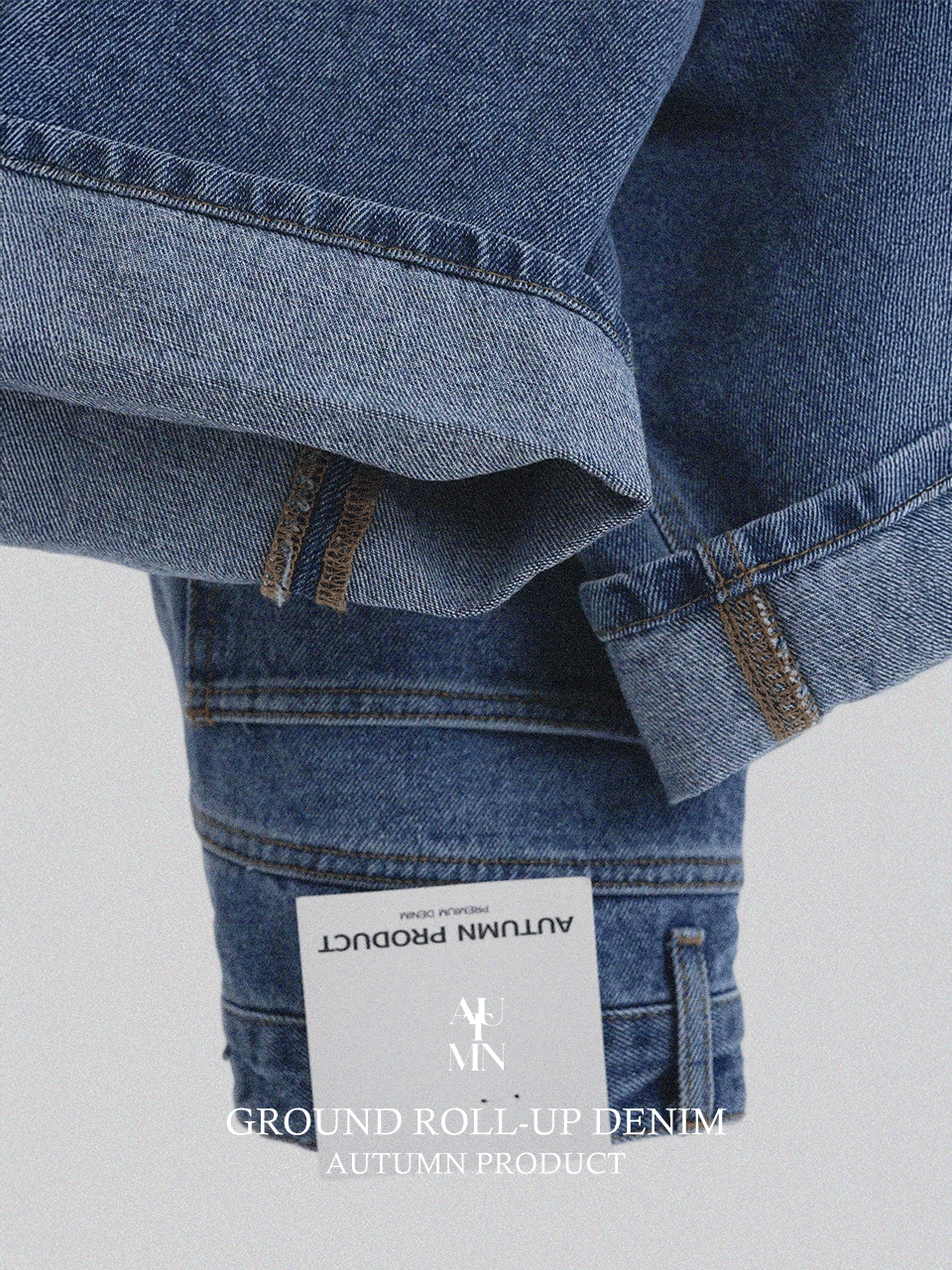 [ Pre-order ] Autumn Made Ground Roll-Up Denim