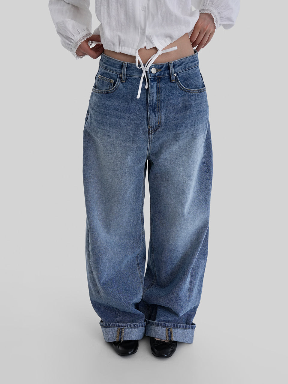 [ Pre-order ] Autumn Made Ground Roll-Up Denim