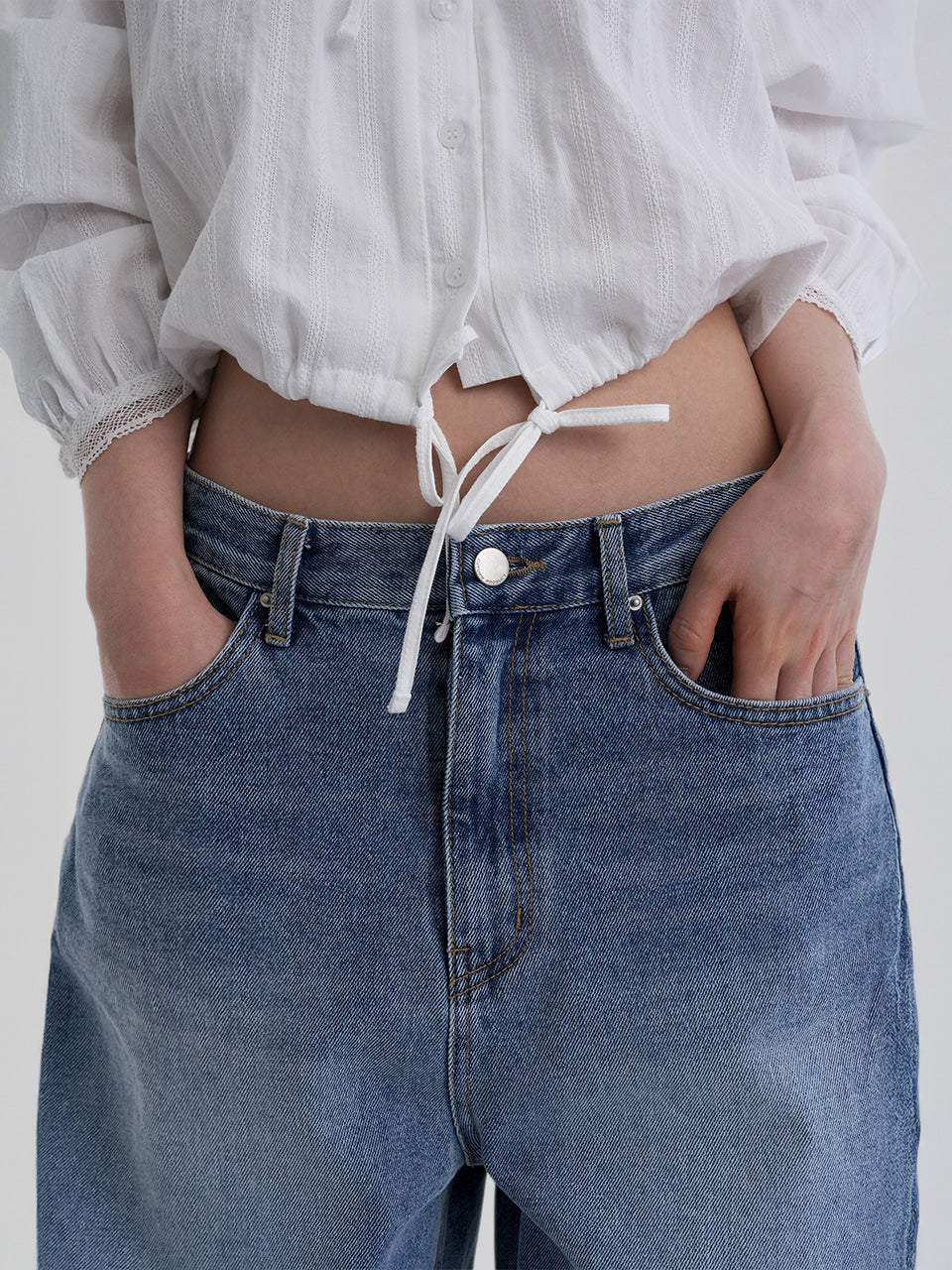 [ Pre-order ] Autumn Made Ground Roll-Up Denim