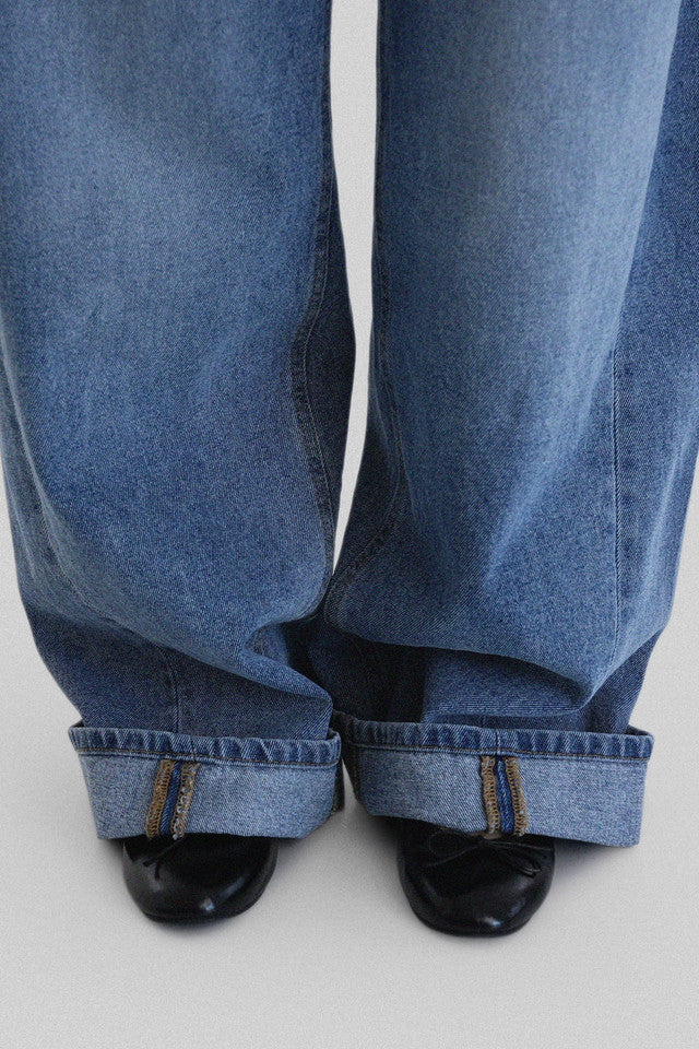 [ Pre-order ] Autumn Made Ground Roll-Up Denim