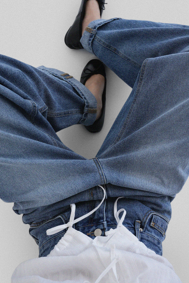 [ Pre-order ] Autumn Made Ground Roll-Up Denim
