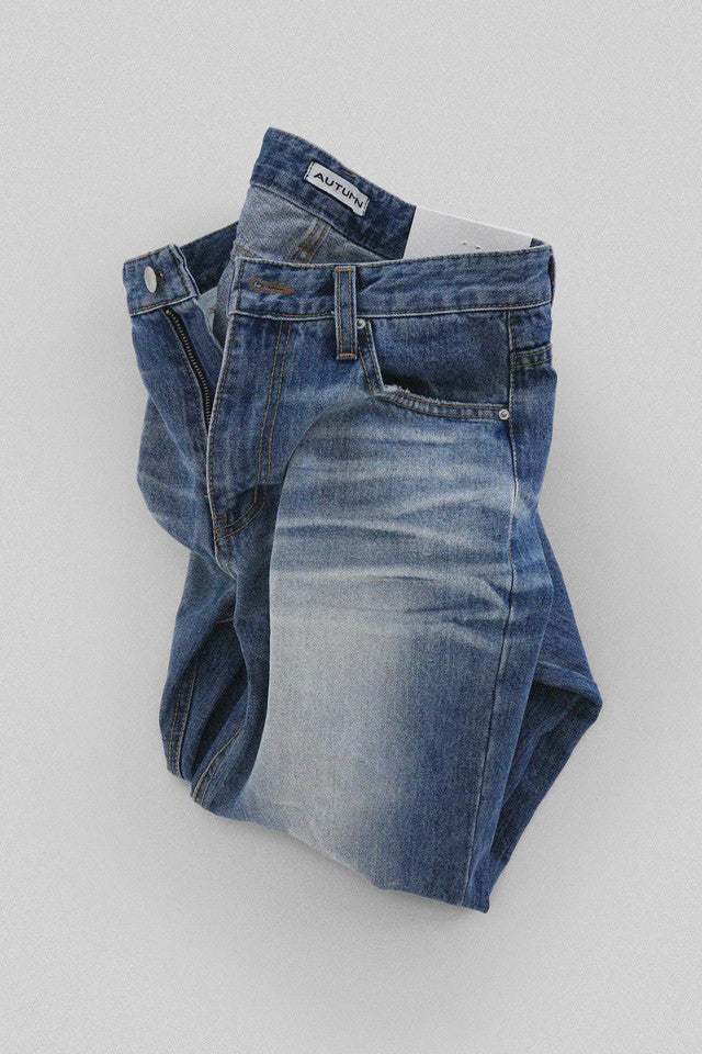 [ Pre-order ] Autumn Made Embross Washing Denim
