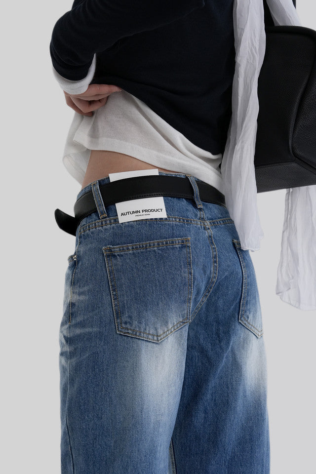[ Pre-order ] Autumn Made Embross Washing Denim