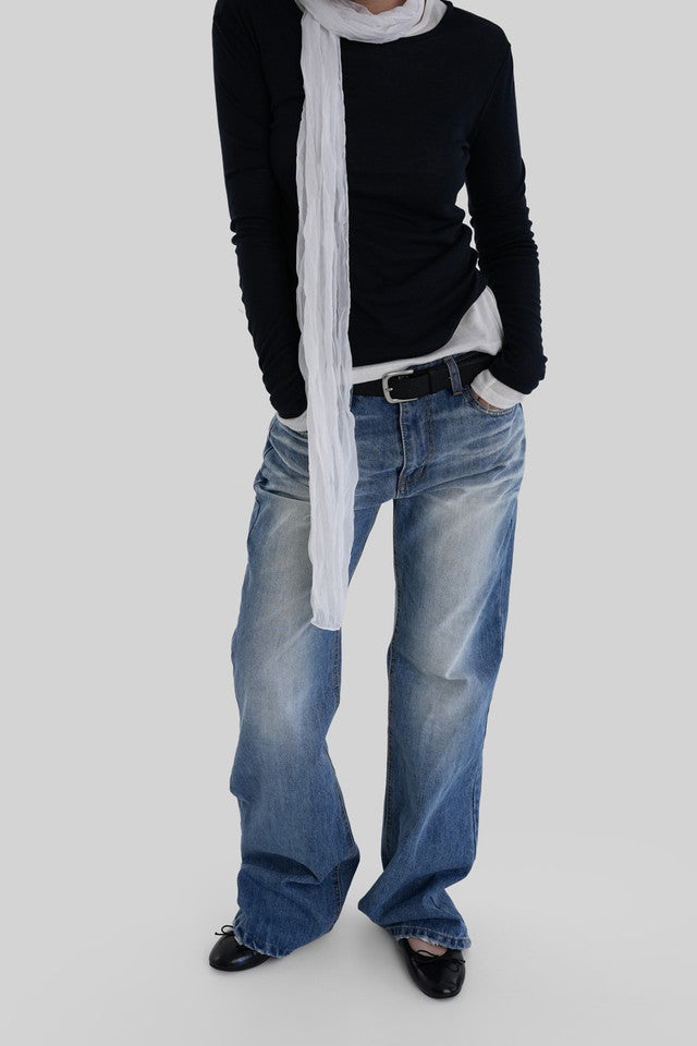 [ Pre-order ] Autumn Made Embross Washing Denim